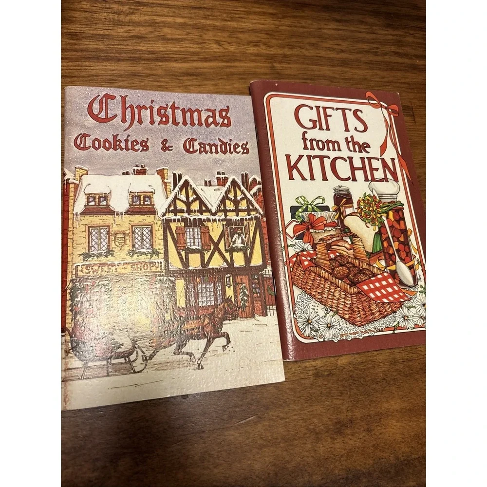 Vtg Christmas Cookies & Candies / Gifts From The Kitchen lIrene Chalmers 1978 X2